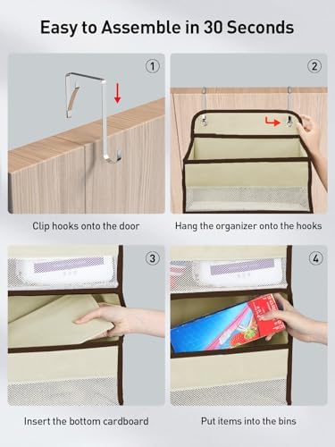 Yecaye 1 Pc 5 Tier Over the Door Organizer - Image 5