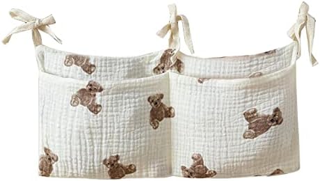Bedside Organizer Bag Crib Hanging Bags Multipurpose Headboard Diaper Bag - Image 7