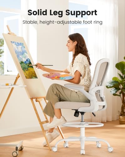ErGear Drafting Chair, Tall Office Chair - Image 4