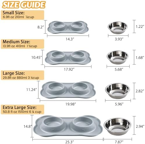 Hubulk Pet Dog Bowls 2 Stainless Steel - Image 4