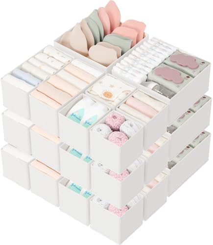 Criusia Drawer Organizers 18-Piece Set, Dresser Organizer by Criusia