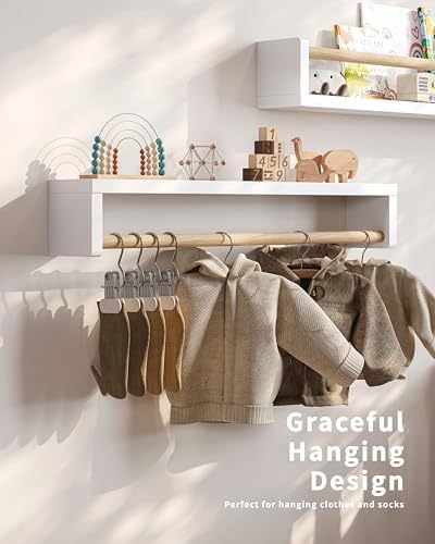 Seocry Nursery Book Shelves, 4 Pack, Wall Book Shelves - Image 3
