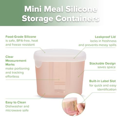 haakaa Silicone Baby Food Containers - Image 5