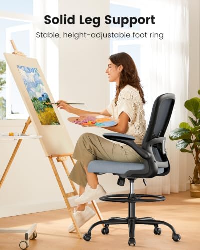 ErGear Drafting Chair, Tall Office Chair - Image 7