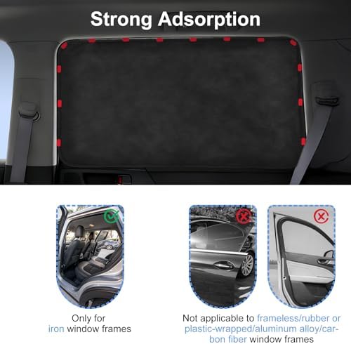 XCBYT Magnetic Car Window Shades - Image 5