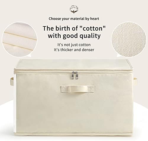 4 Pack Canvas Comforter Storage Bags - Image 2
