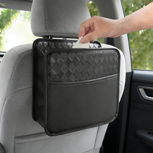 Mandark PU Leather Car Seat Back Organizer, Style 3 - Image 6