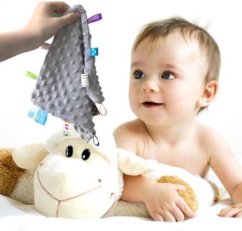 CREVENT Cozy Plush Baby Security Blanket, Loveys - Image 5