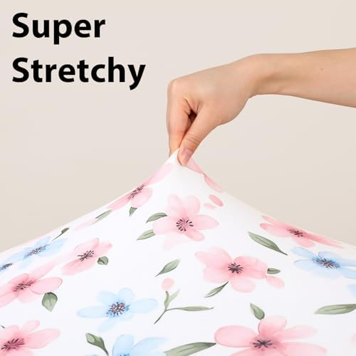 Baby Bedside Bassinet Sheets Girl, 33”x20” Compatible - Image 4