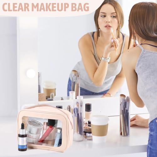YOPCDJ 3Pack Clear Toiletry Bag, TSA Approved Travel Makeup Pouch - Image 5