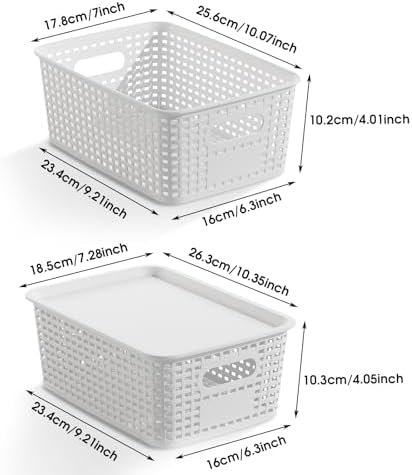 ORGIDOL Plastic Storage Basket - Image 7