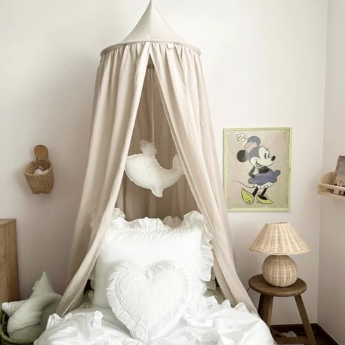 Kids Bed Canopy Breathable Cotton Soft Cover Net - Image 4