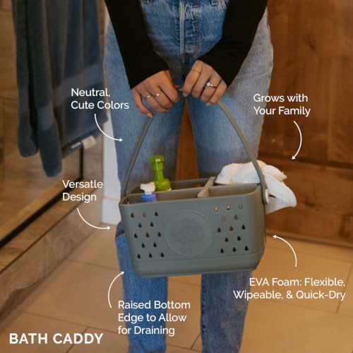 Parker Baby Co. Quick-Dry Bath Caddy Organizer - Image 3