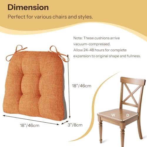 Chair Cushions for Dining Chairs 1 Piece - Image 2
