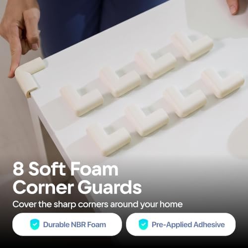 Komfortology 8-Pack Baby Proofing Corner Protectors - Image 3