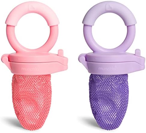 Munchkin Baby Feeder, 2 Pack, Coral/Purple by Munchkin