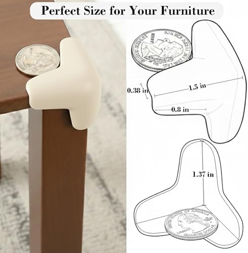 Corner Protector for Baby, 8 Pack EVA Foam Baby Proofing Corner Guards - Image 6