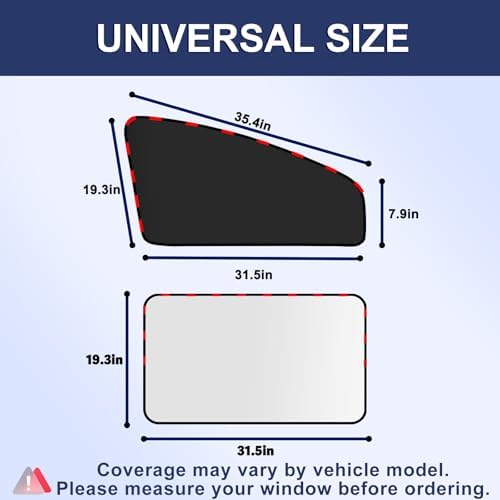 XCBYT Magnetic Car Window Shades - Image 6