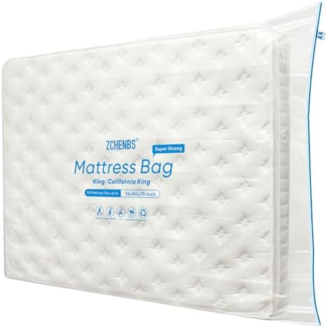 ZCHENBS® - King Mattress Bags for Moving, Waterproof Storage Bag by ZCHENBS
