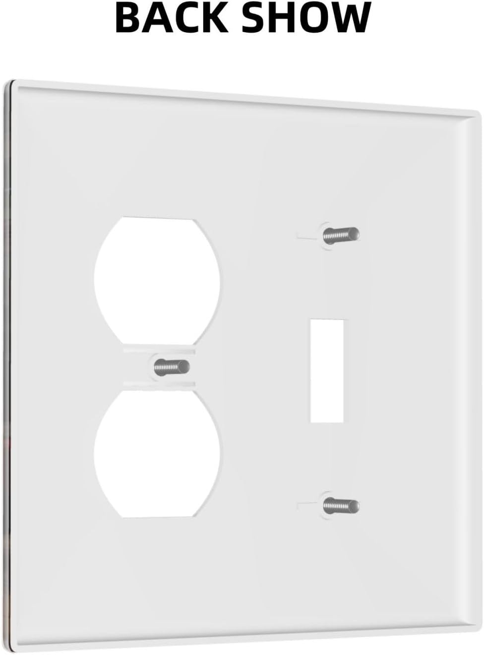 Decorative Outlet Covers Funny Red Boxing Cats White Tomcat 2 Gang Wall Plate Cover Single Toggle Duplex Combo Two Switch Light Switch Cover Plate Jumbo Dual GFCI Faceplate