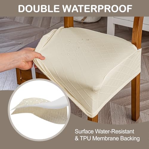 Genina Waterproof Chair Covers for Dining Room - Image 2