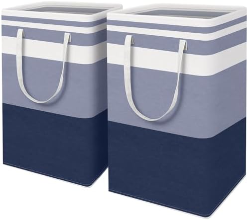 HomeHacks 2 Pack Large Laundry Baskets, Laundry Hampers Bags by HomeHacks
