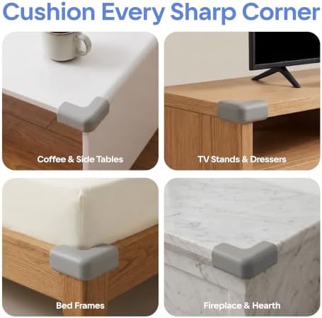 Komfortology 12-Pack Baby Proofing Corner Protectors - Image 5