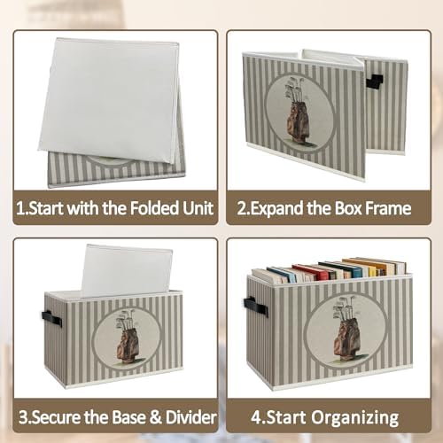 Vintage Golf Storage Bins Box - Image 5