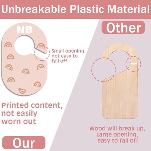 Baby Closet Dividers Durable Plastic Clothes Organizers 16 Pack - Image 6