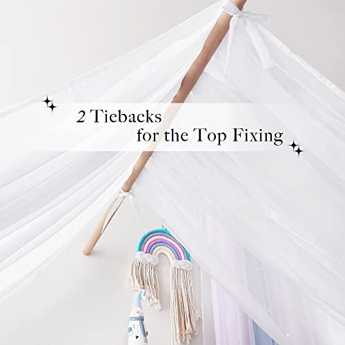 NICETOWN Cute Kids Bed Canopy for Nursery - Image 2