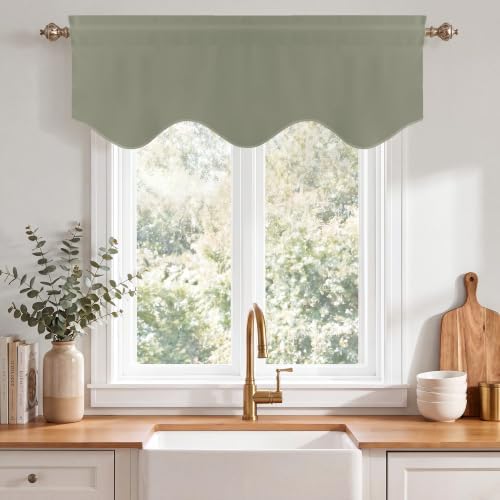 NICETOWN Valance Curtain Kitchen Farmhouse Window Decor - Image 5