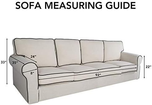 PureFit Stretch Couch Covers for Sofa 4 Seater Slipcovers Wine - Image 6