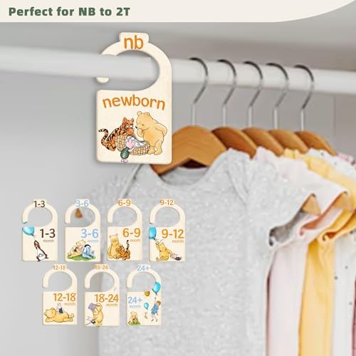 JMOST Pooh Bear Baby Closet Dividers - Image 4