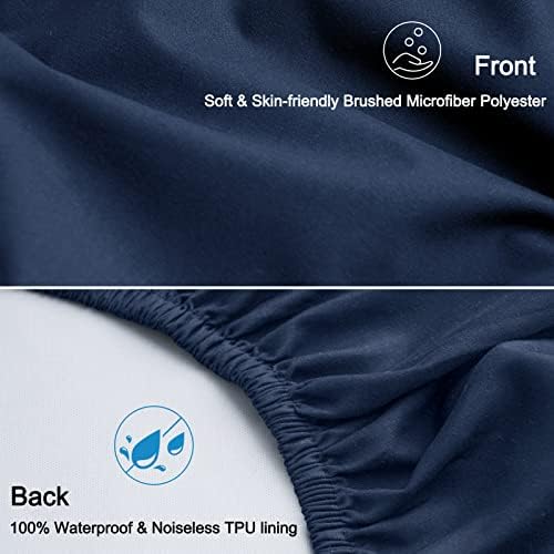 david's kids Waterproof Crib Sheets Fitted 2 Pack, Ultra Soft Breathable Crib - Image 4