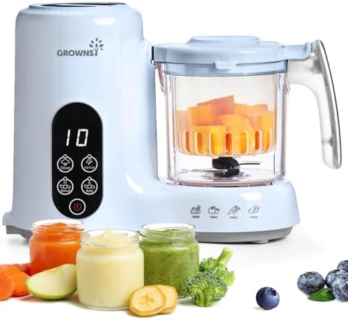Grownsy Baby Food Maker, Steamer & Blender Baby Food Processor by GROWNSY