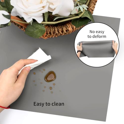 15.7" x 11.8" Silicone Table Mat, Genuine Food-Grade Silicone Mat - Image 5