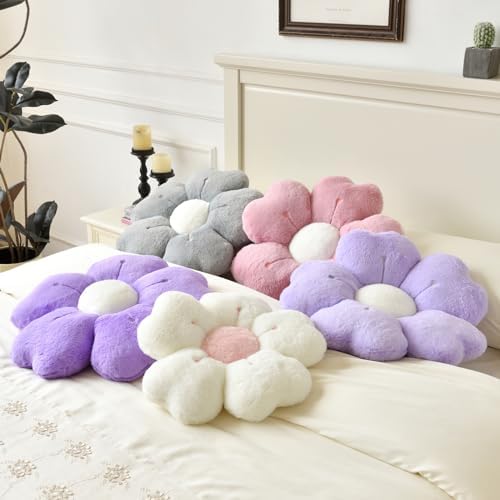 Flower Pillow, Cute Daisy Decorative Throw Pillows, 15 Inches - Image 7