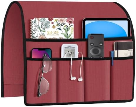 Joywell Remote Control Holder Armchair Caddy Armrest Organizer Spiced Coral by Joywell