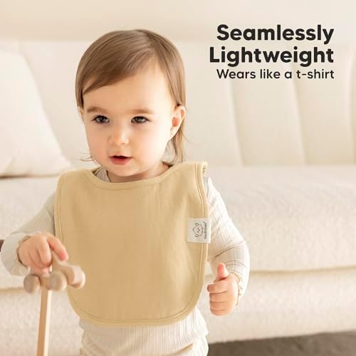 KeaBabies 8-Pack Bibs for Baby Girls, Pullover Baby Bibs - Image 5
