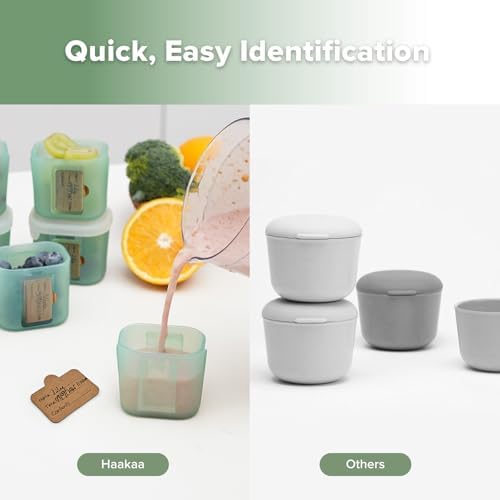 haakaa Silicone Baby Food Containers - Image 6