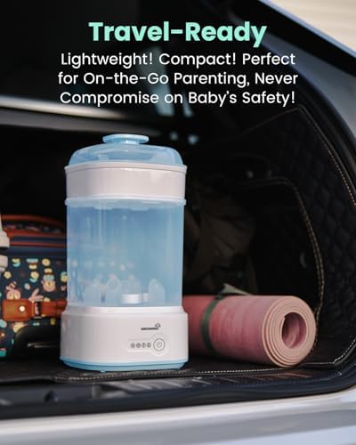 Bottle Sterilizer and Dryer, Compact Electric Steam Baby Bottle Sterilizer - Image 7