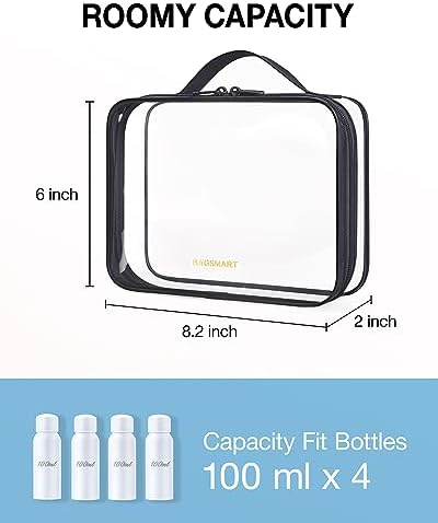 BAGSMART Clear Toiletry Bag - Image 2