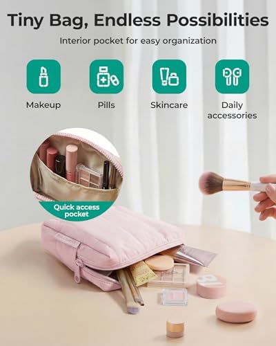 BAGSMART Small Travel Makeup Bag - Image 2