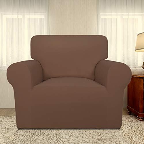 PureFit Super Stretch Chair Covers Fleece Couch Covers - Image 2