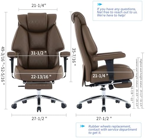 EXCEBET Big and Tall Office Chair - Image 2