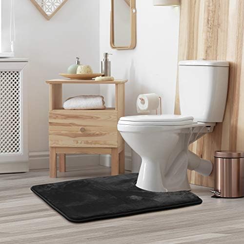 Clara Clark Bathroom Rugs, Velvet Memory Foam Bath Mat, Machine Washable Bath - Image 2