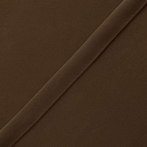 Hiasan Brown Valance Curtains for Window 42 x 18 Inches 1 Panel - Image 4