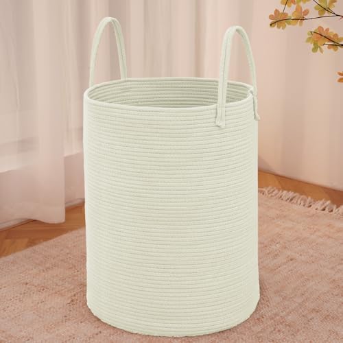 JMvicyroam 80L Cotton Rope Laundry Basket Hamper by JMvicyroam