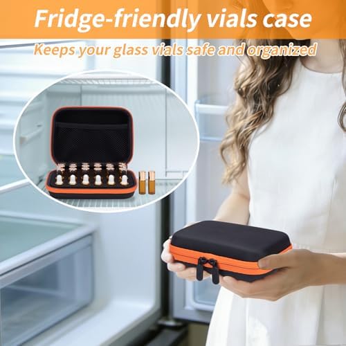 DHXYZZB Vial Storage Case 30 Grids Fits 1-3ML Vials - Image 3