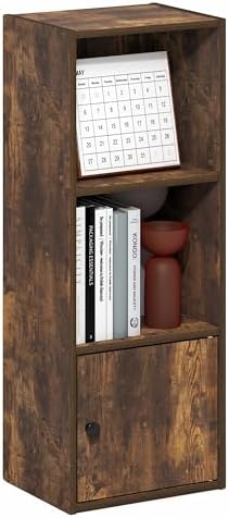 Furinno LUDER Book Shelf, 3-Tier Bookshelf by Furinno-FitsYourSpaceFitsYourBudget